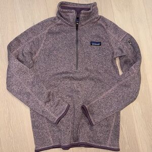 Patagonia Women's Better Sweater® 1/4-Zip Fleece Mauve size medium